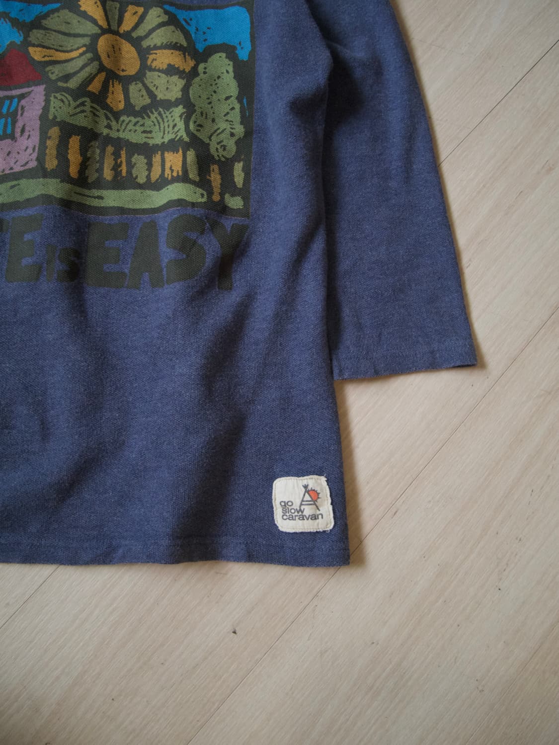 [go slow caravan] 7-minute sleeve(blue) 상품이미지4