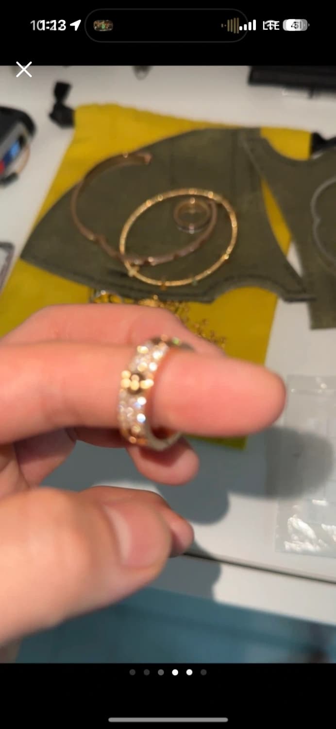 러브링 파베 로즈골드 59 상품이미지2