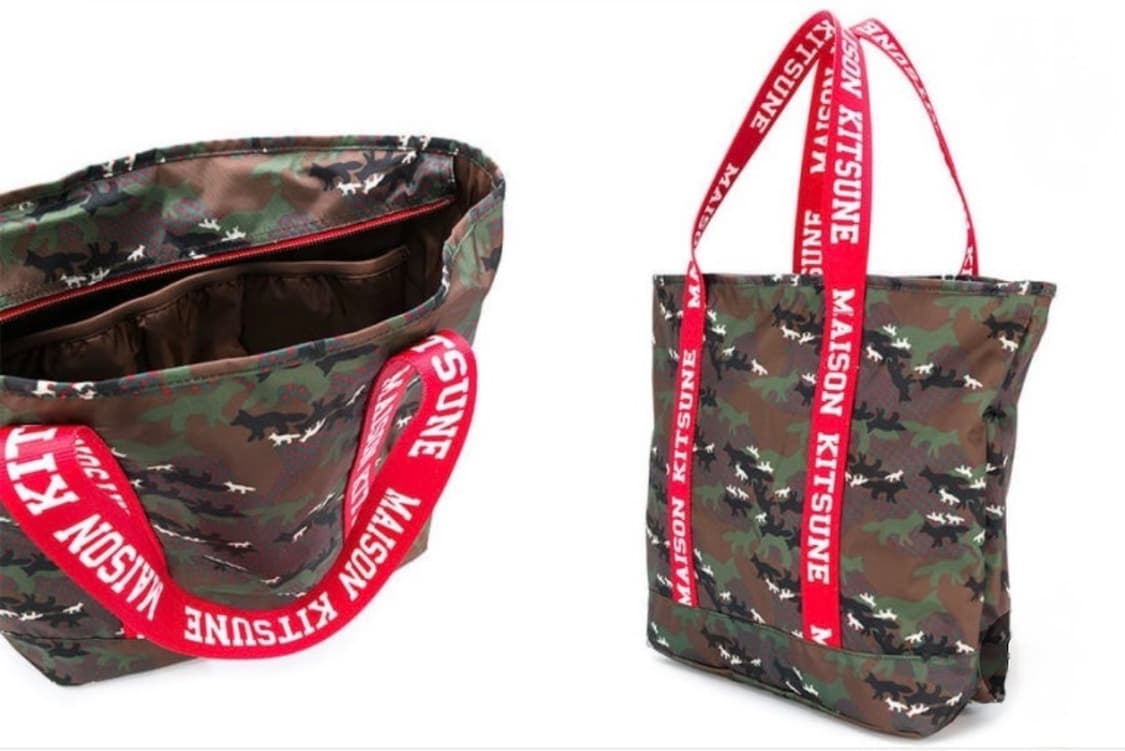 메종 키츠네& 이스트팩 콜라보 토트백 상품이미지1