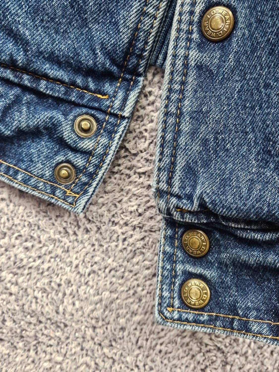 ID WEAR 코튼 데님 바시티 자켓 ( XL ) / 11580 상품이미지10