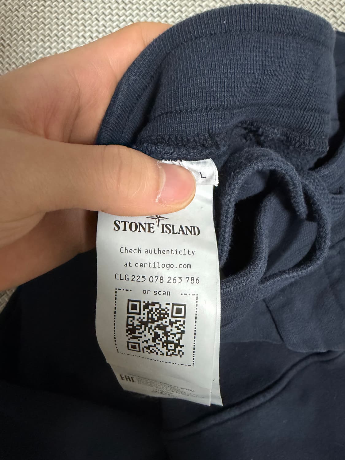 23fw 스톤아일랜드 네이비 조거팬츠 트레이닝 L 상품이미지3