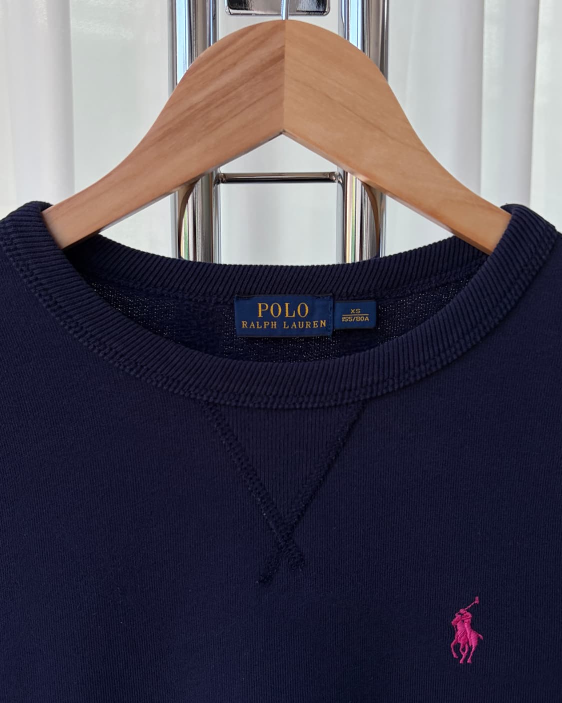 [XS]폴로 랄프로렌 여성 크루넥 기모 맨투맨 navy 상품이미지6