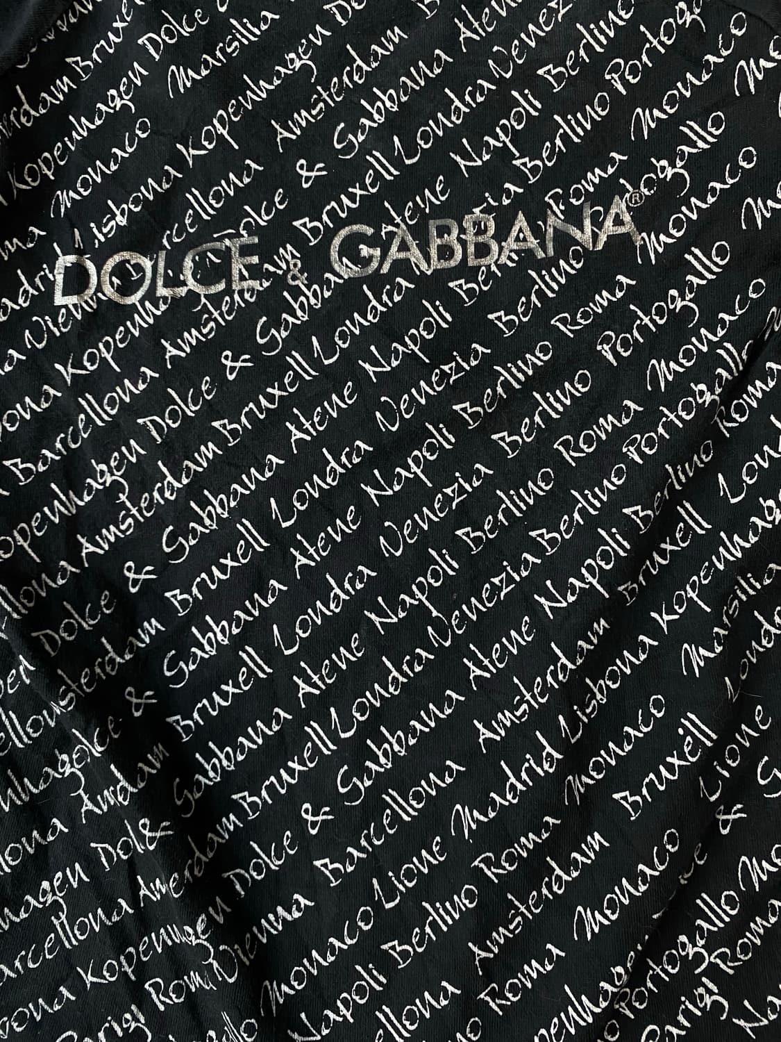 [Dolce&Gabbana] Lettering Slim Fit Tee 상품이미지3