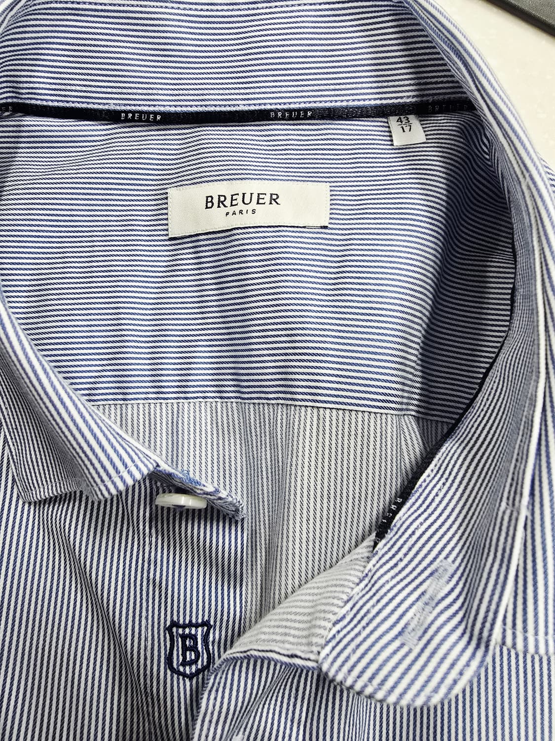 부로이어 BREUER 스트라이프 긴팔 셔츠 남방 상품이미지7