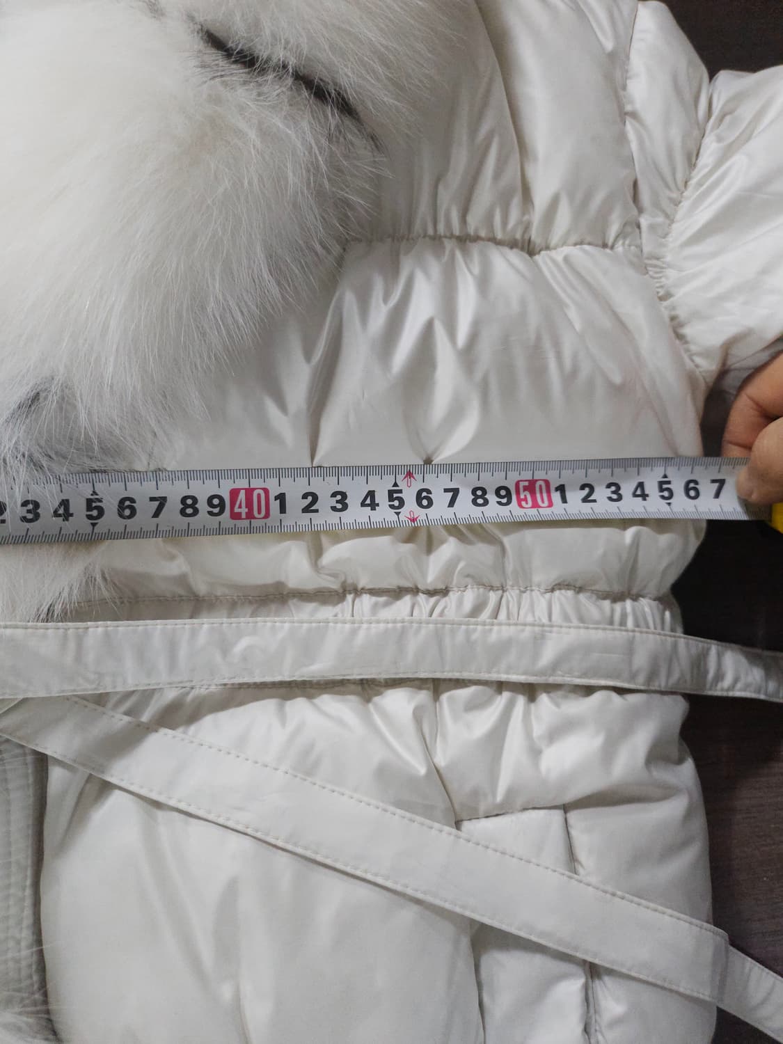 빅 퍼 글루시 구스 벨티드 다운 점퍼패딩 S ㅡL 상품이미지8