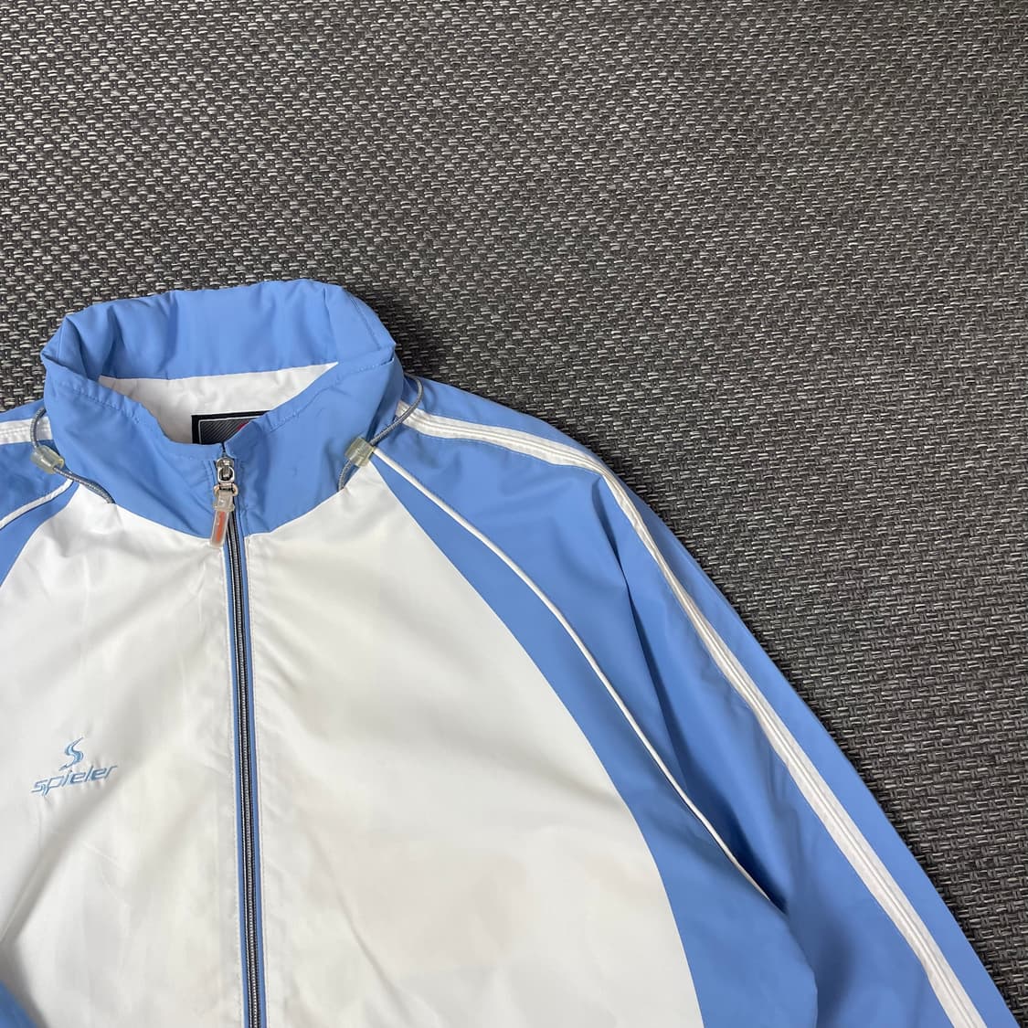 슈필러 로고 스카이블루 스트링 바람막이 XL 상품이미지4