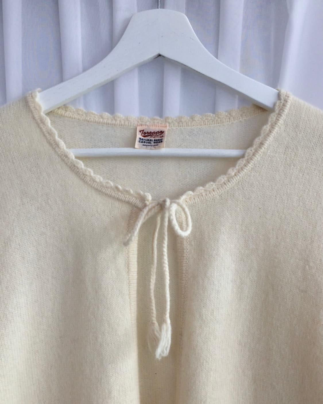ivory ethnic wool cardigan 상품이미지2