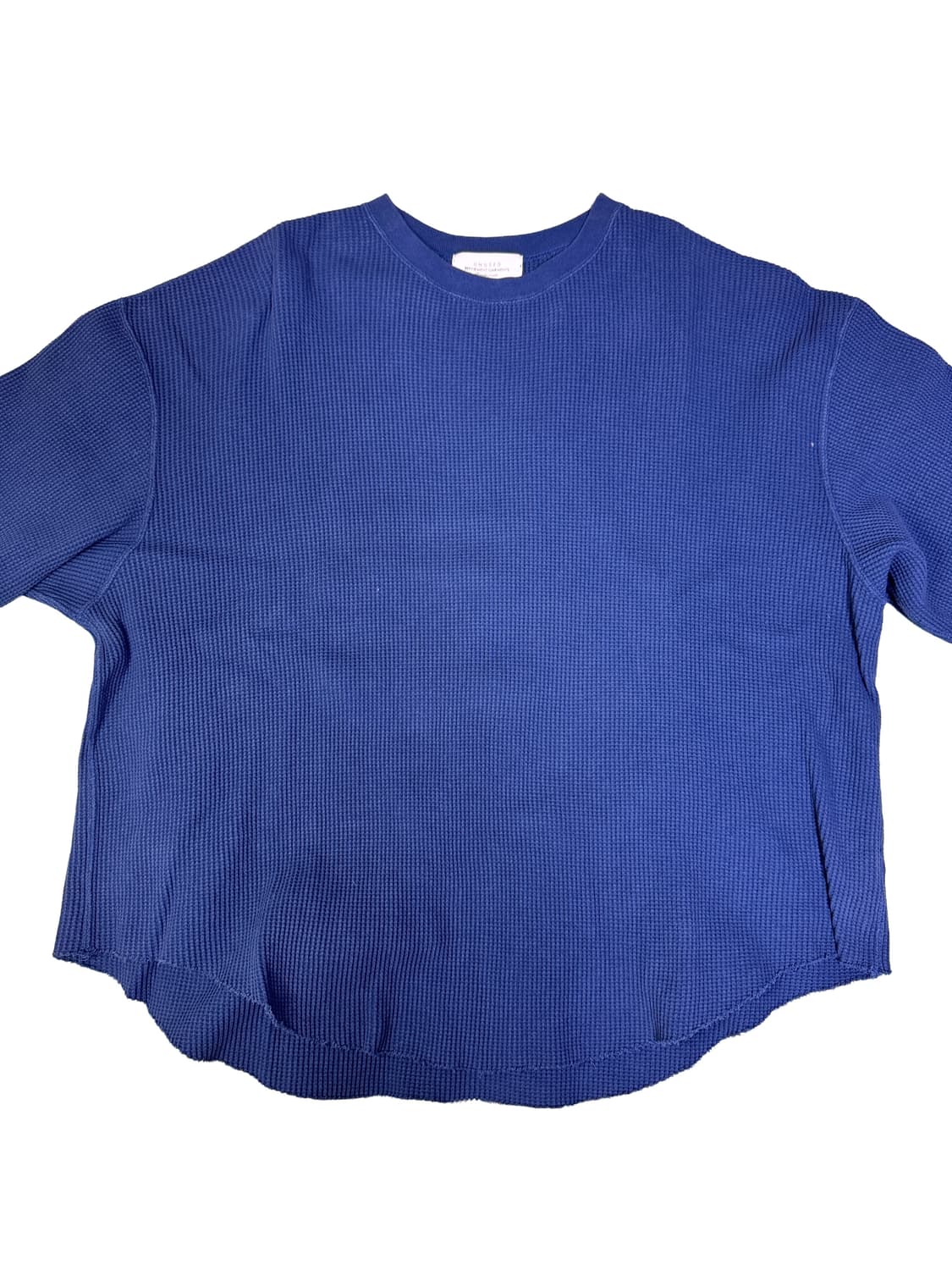 언유즈드 UNUSED thermal 와플 롱슬리브 블루 3 상품이미지4