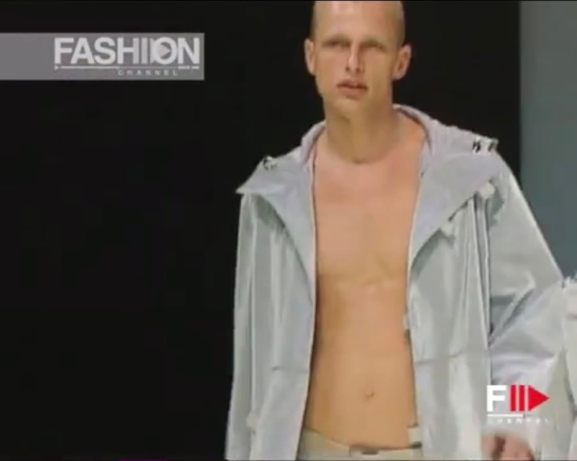 엠포리오 아르마니 2000 S/S PVC 스판덱스 파카 상품이미지1