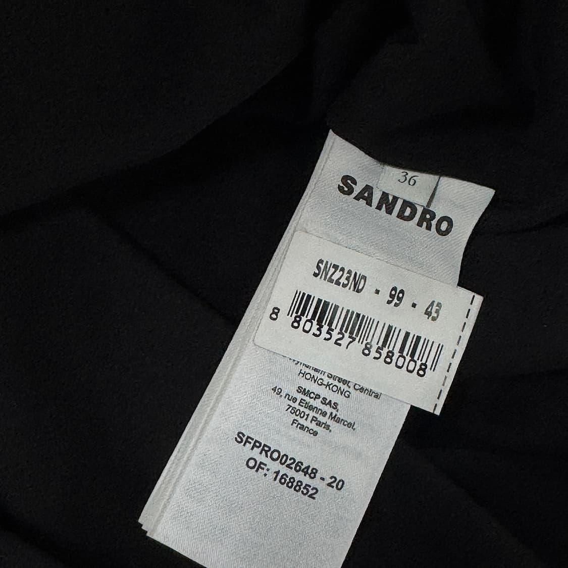 산드로 22 트위드 플리츠원피스 상품이미지6