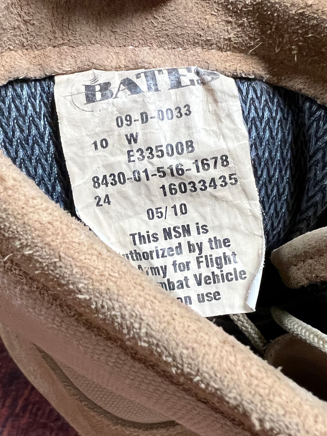 [280] 베이츠 고어텍스 미군 사막화 전투화 상품이미지5