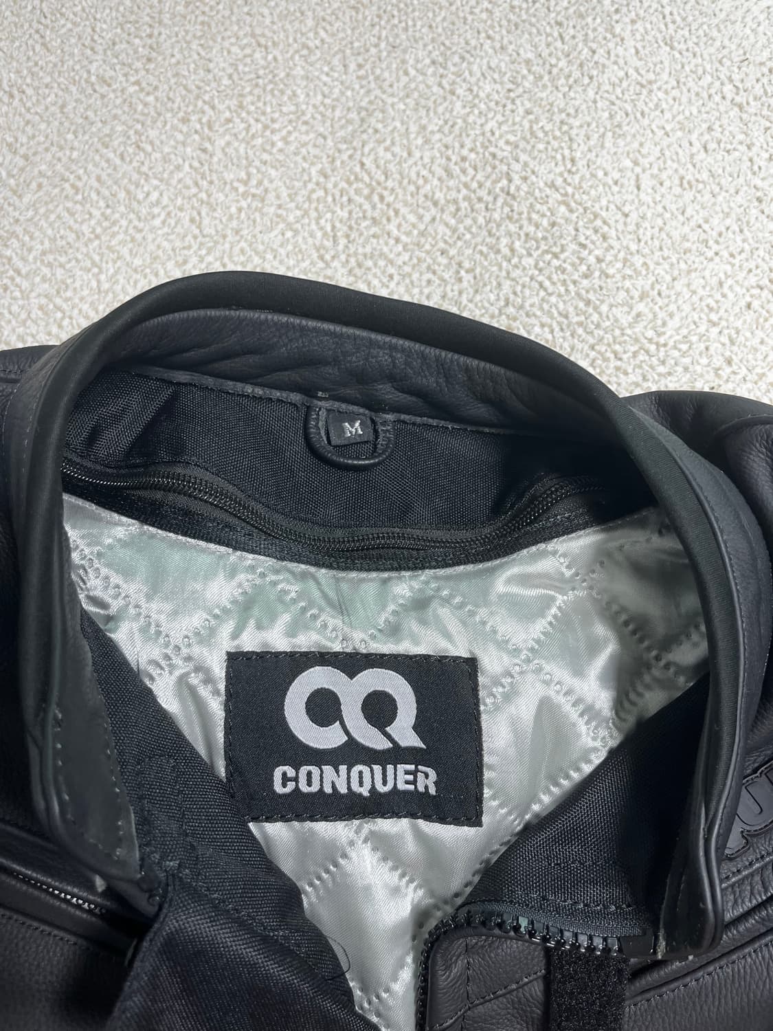 컨쿼 conquer 레더 바이크자켓 상품이미지4