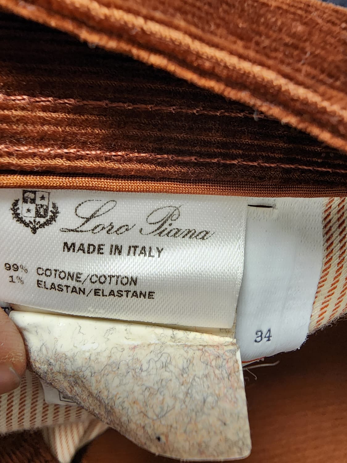 (34)로로피아나 코듀로이 팬츠 상품이미지4