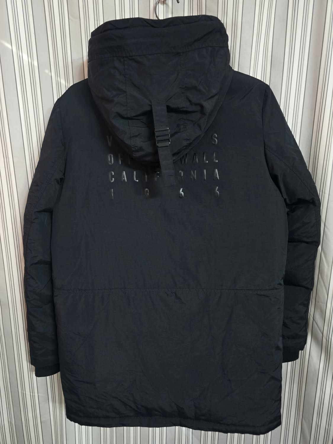 (M)[VANS] 반스 후드다운 패딩 점퍼 블랙 상품이미지2