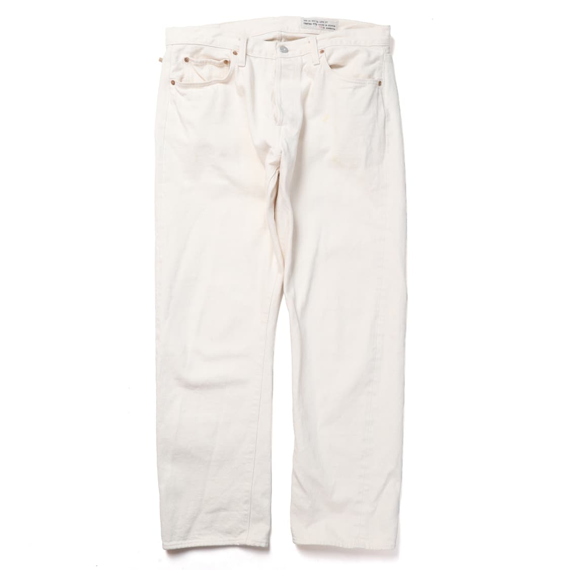 본쿠라 Boncura 66 Off White Denim Pants 
 상품이미지1