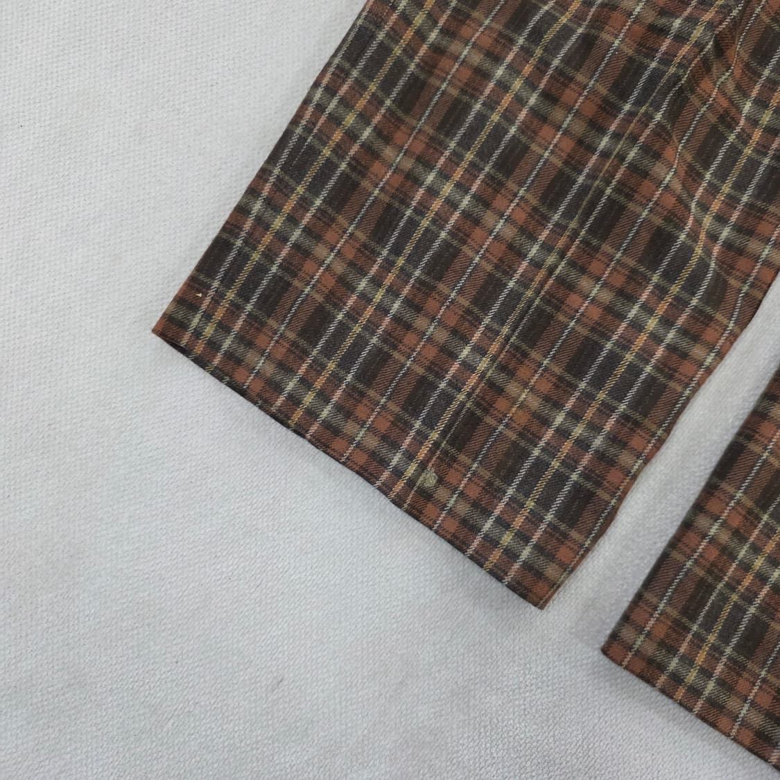 [82] 라코스테 여성 울 체크 슬랙스 바지 1230J 상품이미지5