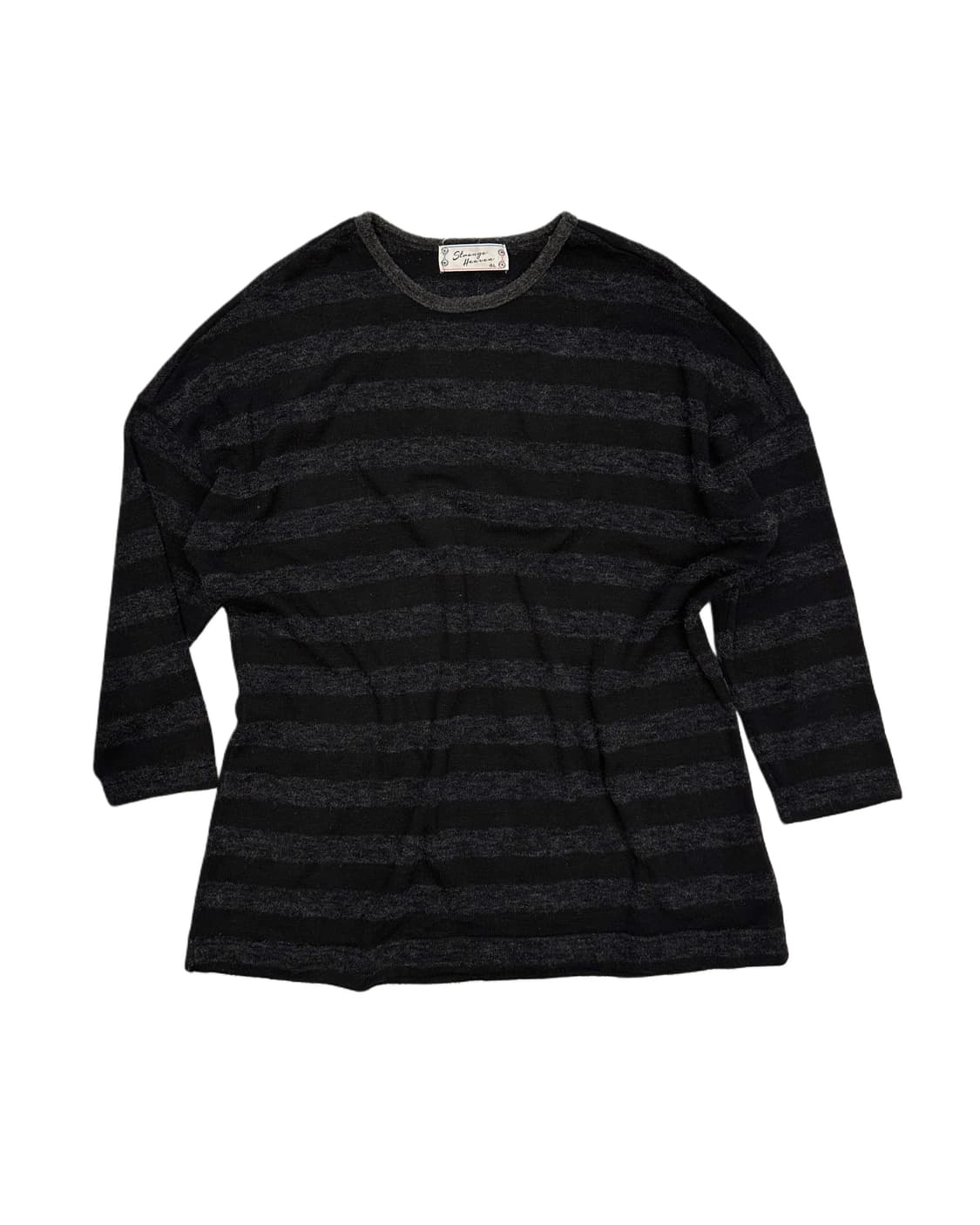 STRANGE HEAVEN dark stripe over knit 상품이미지1
