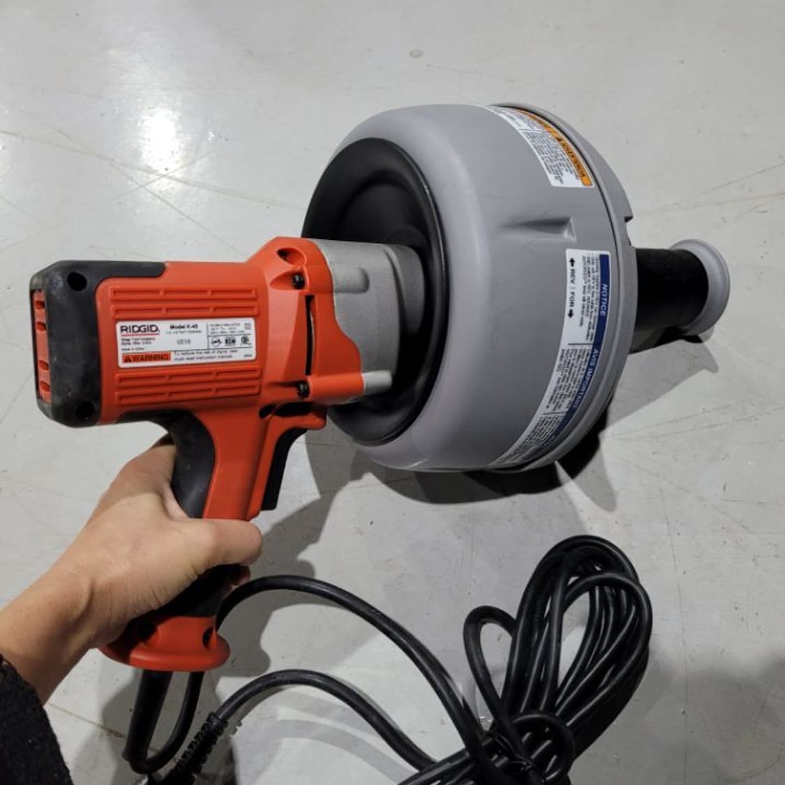 리지드 전문가용 배관 청소기 투피스 트위스트 락 상품이미지6