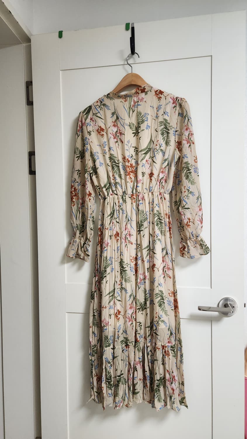 플라워 패턴 시폰 원피스 상품이미지3