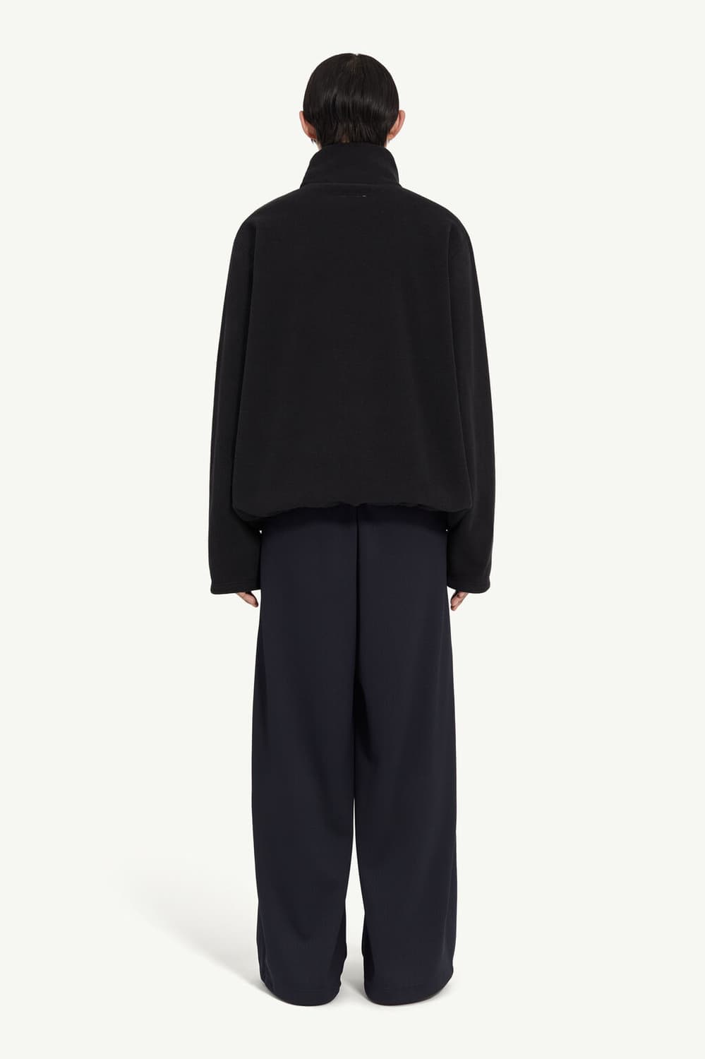 [M,L,XL]살로몬 x mm6 메종마르지엘라 25fw 플리스 탑/블랙 상품이미지4