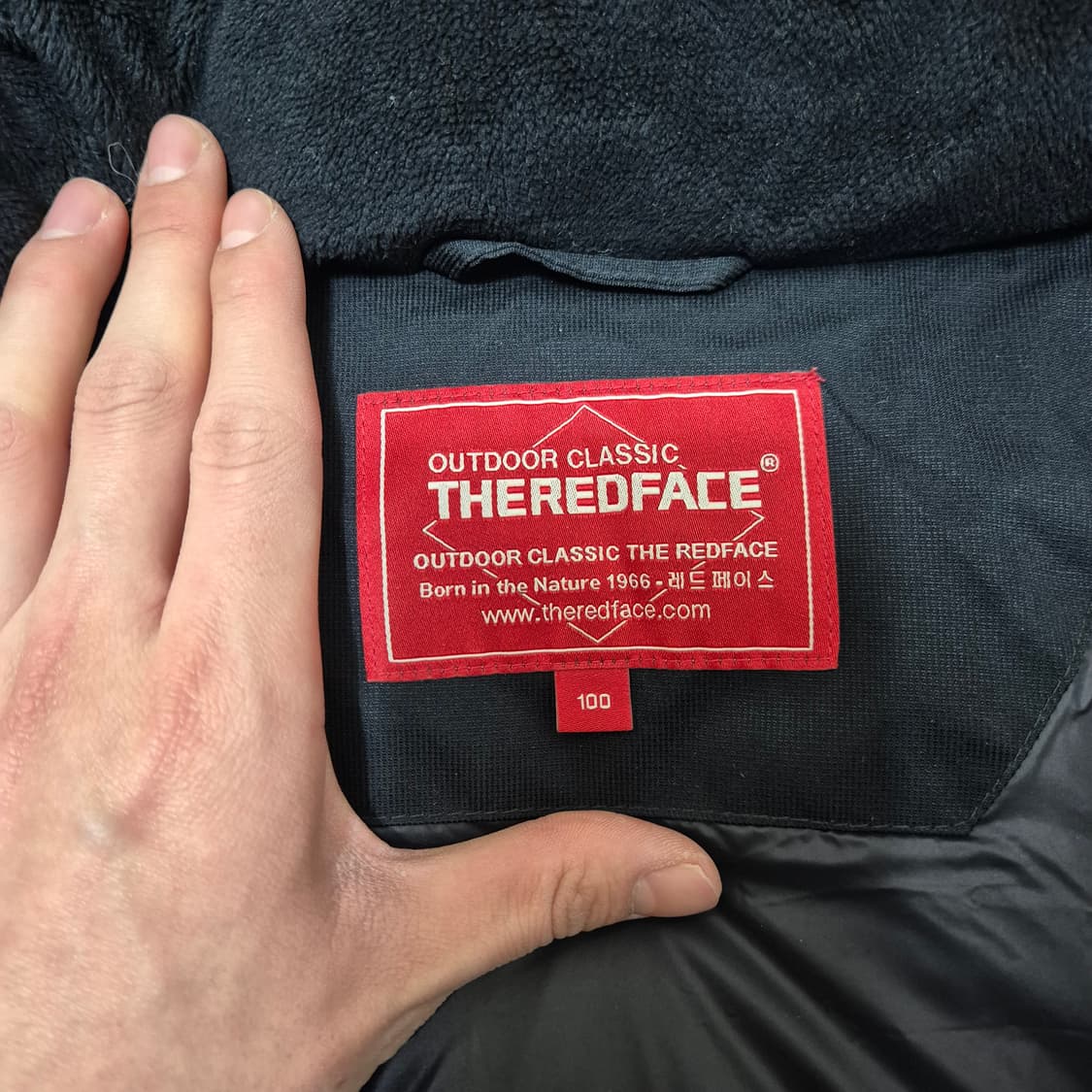 더레드페이스 아웃도어 구스다운 패딩 점퍼 L(100) 상품이미지5