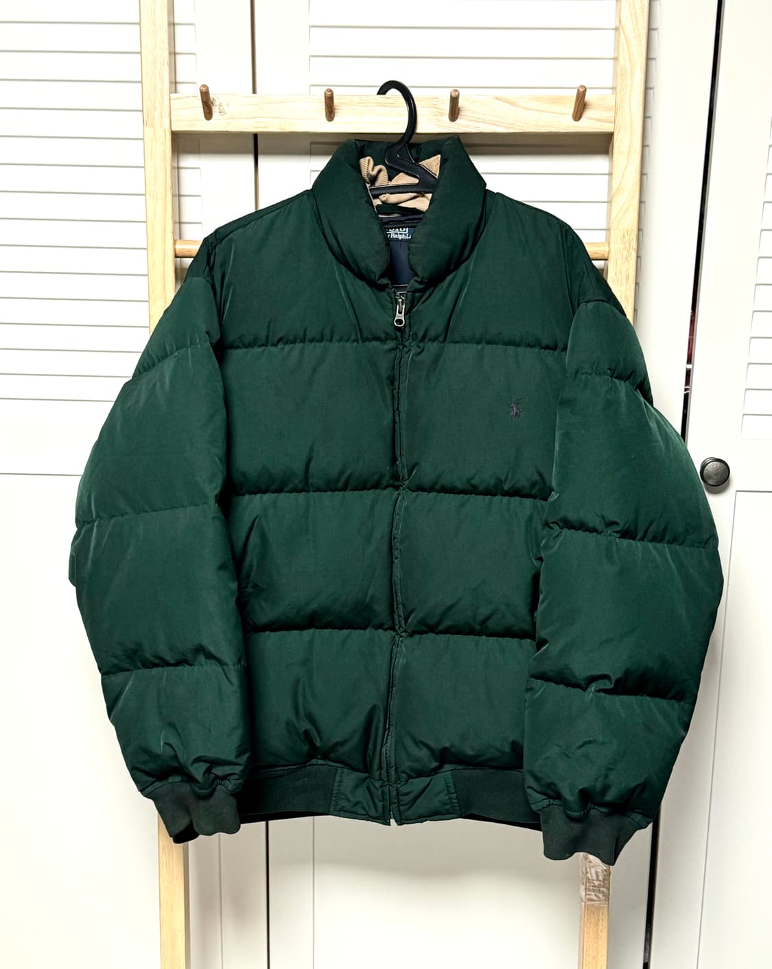 폴로 랄프로렌 푸퍼 딥그린 숏 패딩 자켓 상품이미지1