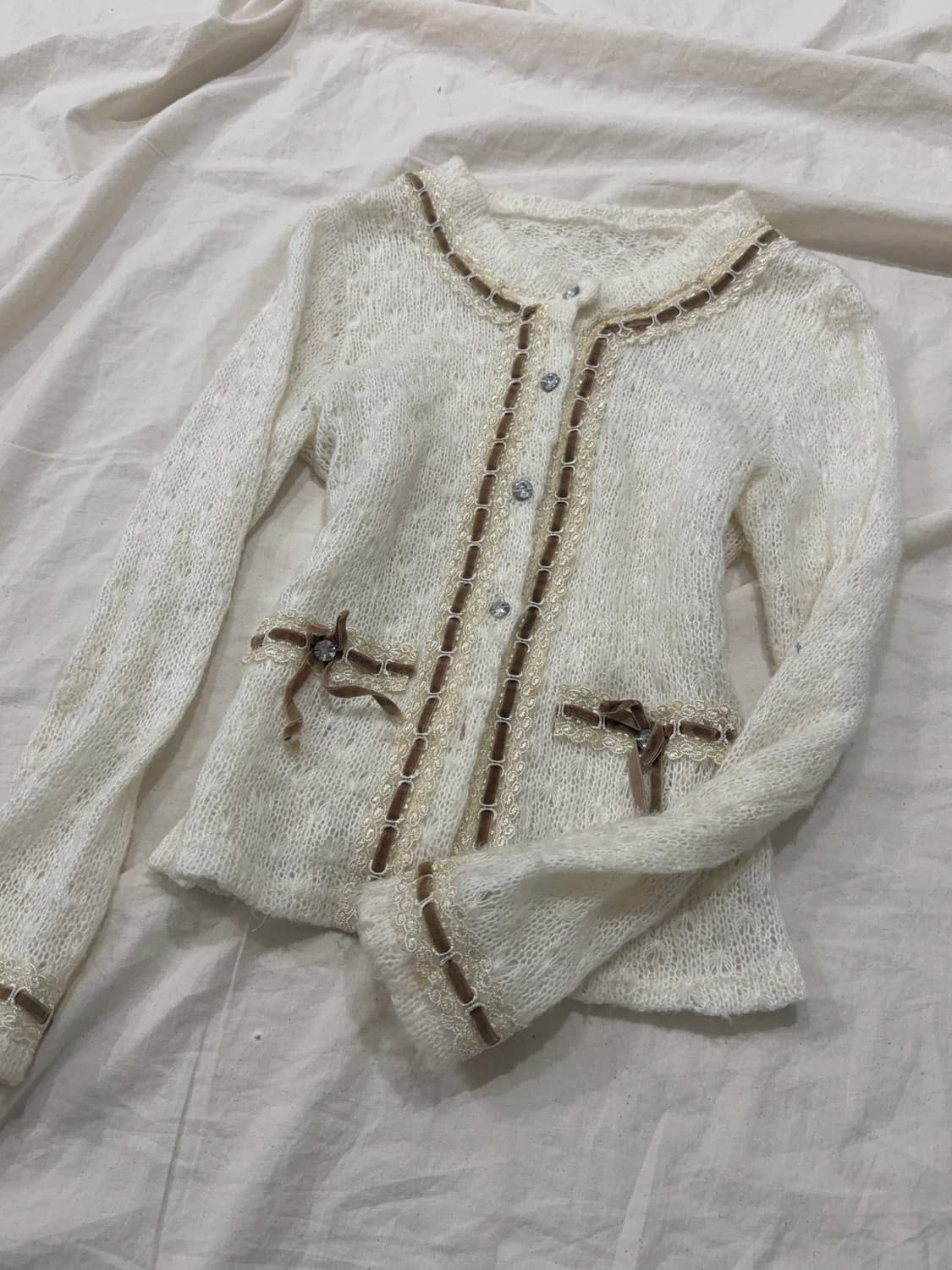 모카라떼 갸루 러블리 가디건 상품이미지1