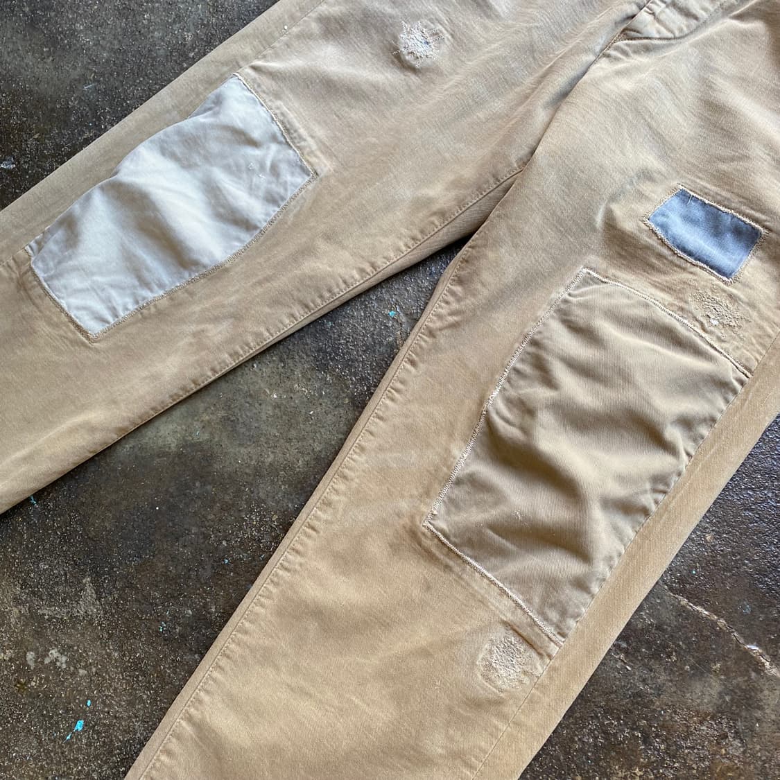 (M) 캐피탈 패치워크 팬츠 상품이미지3