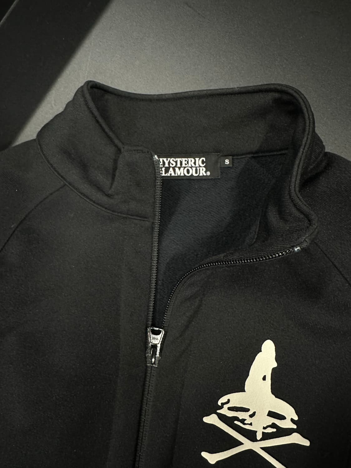 히스테릭 글래머 스컬 블랙 져지 집업 상품이미지5