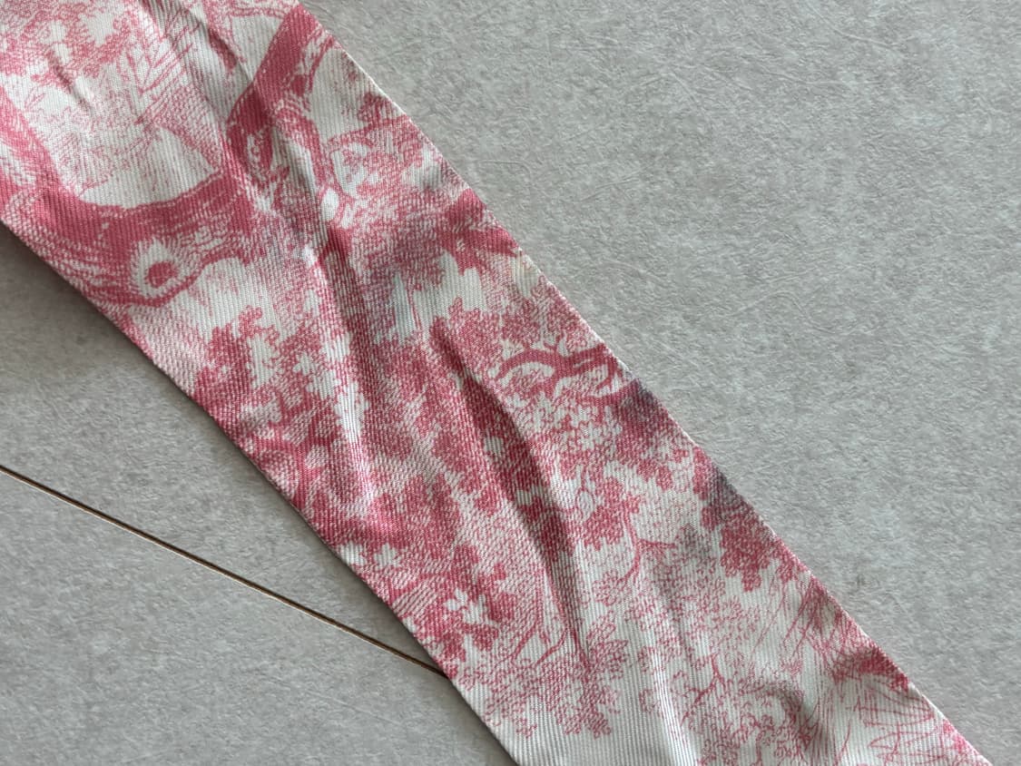 디올 미차 실크 스카프 핑크 상품이미지4