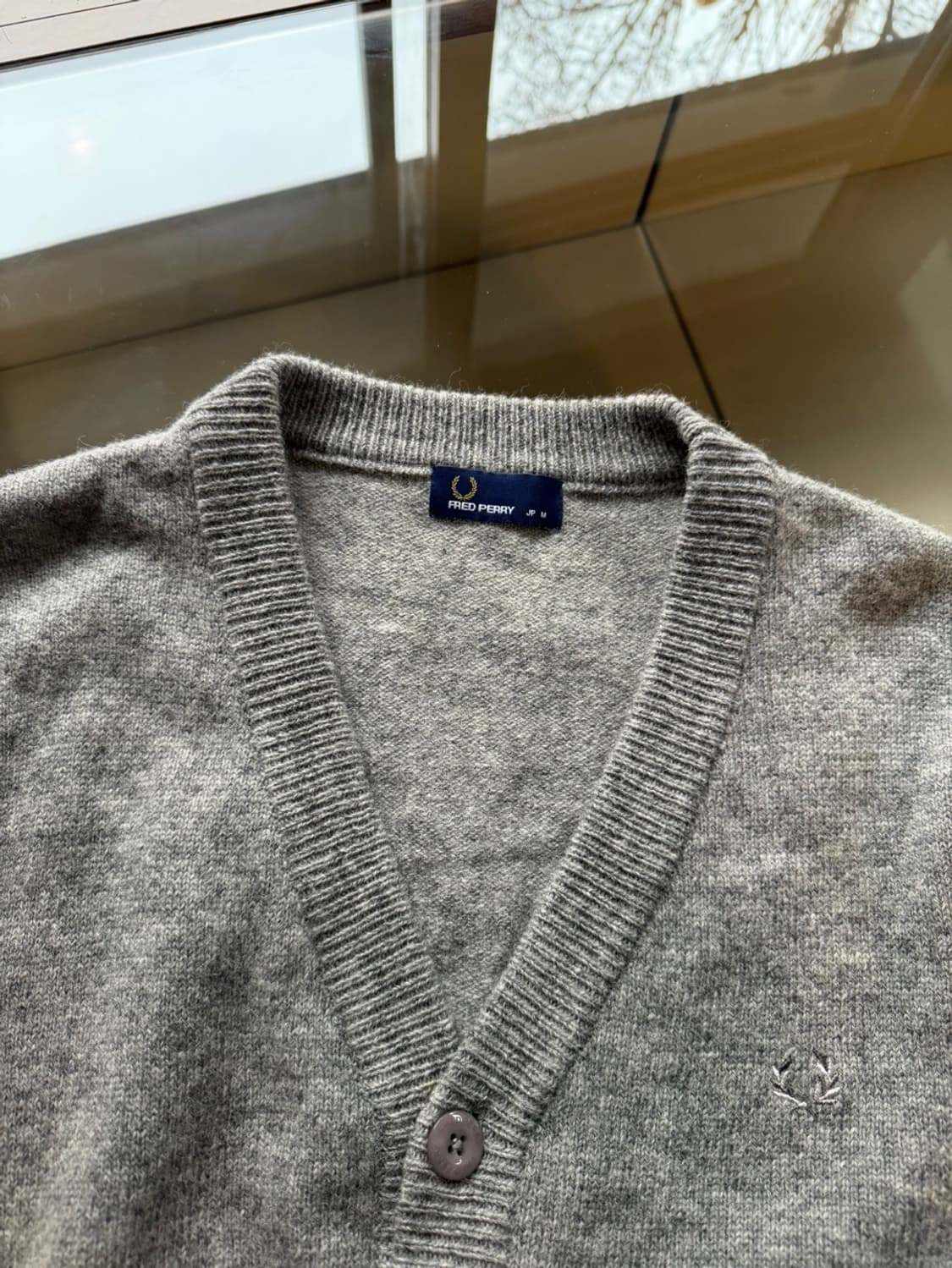 프레드페리 셔틀랜드울 가디건 100 상품이미지7