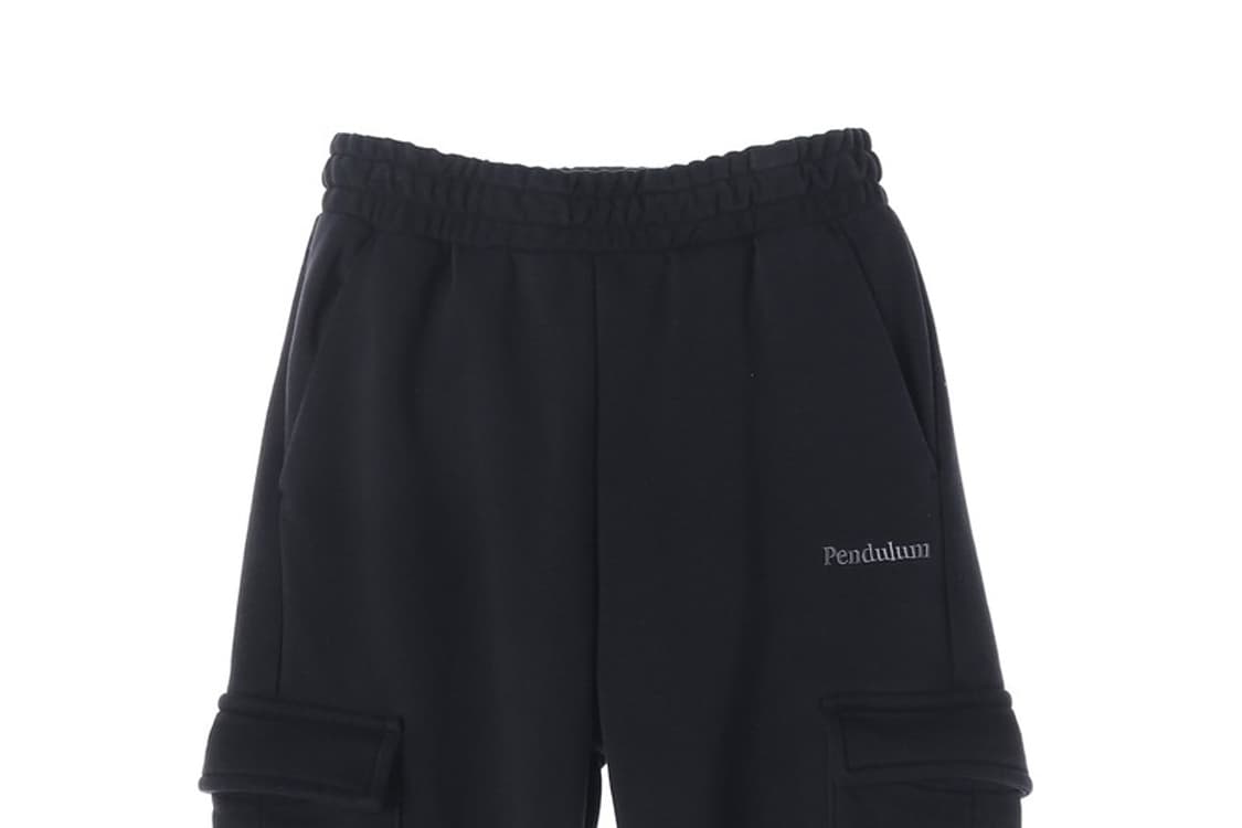 펜듈럼 블랙 카고 조거 스웨트 팬츠 상품이미지3