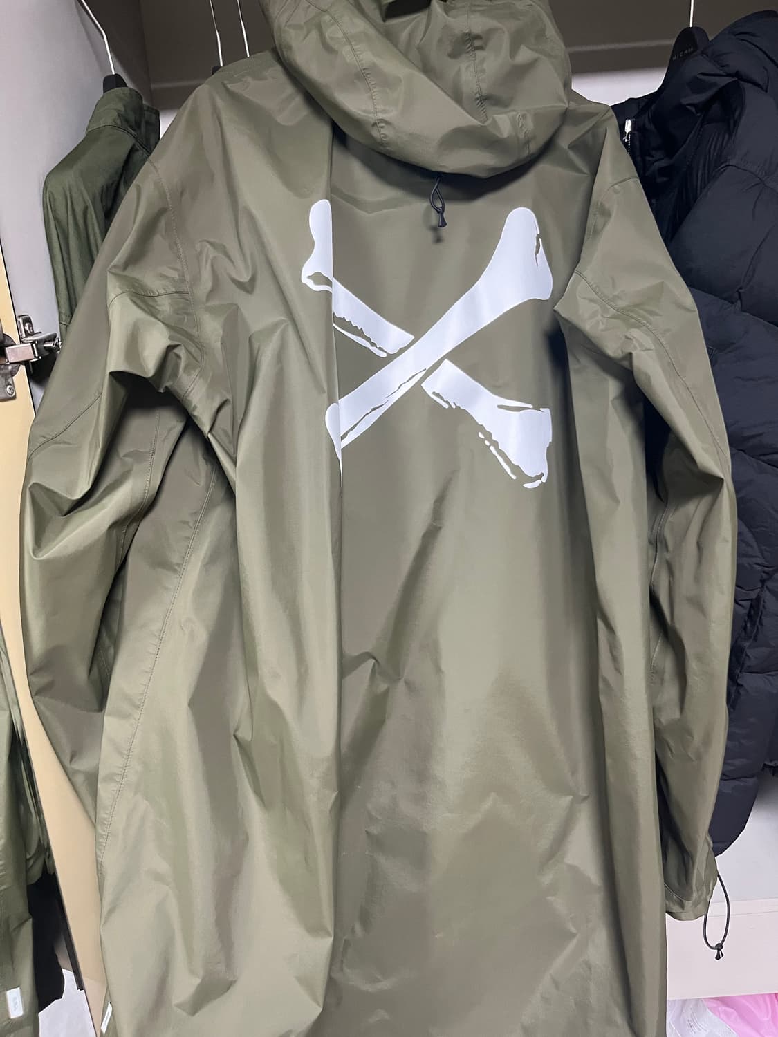 [L] 더블탭스 22SS 3레이어 나일론 롱 자켓 상품이미지6