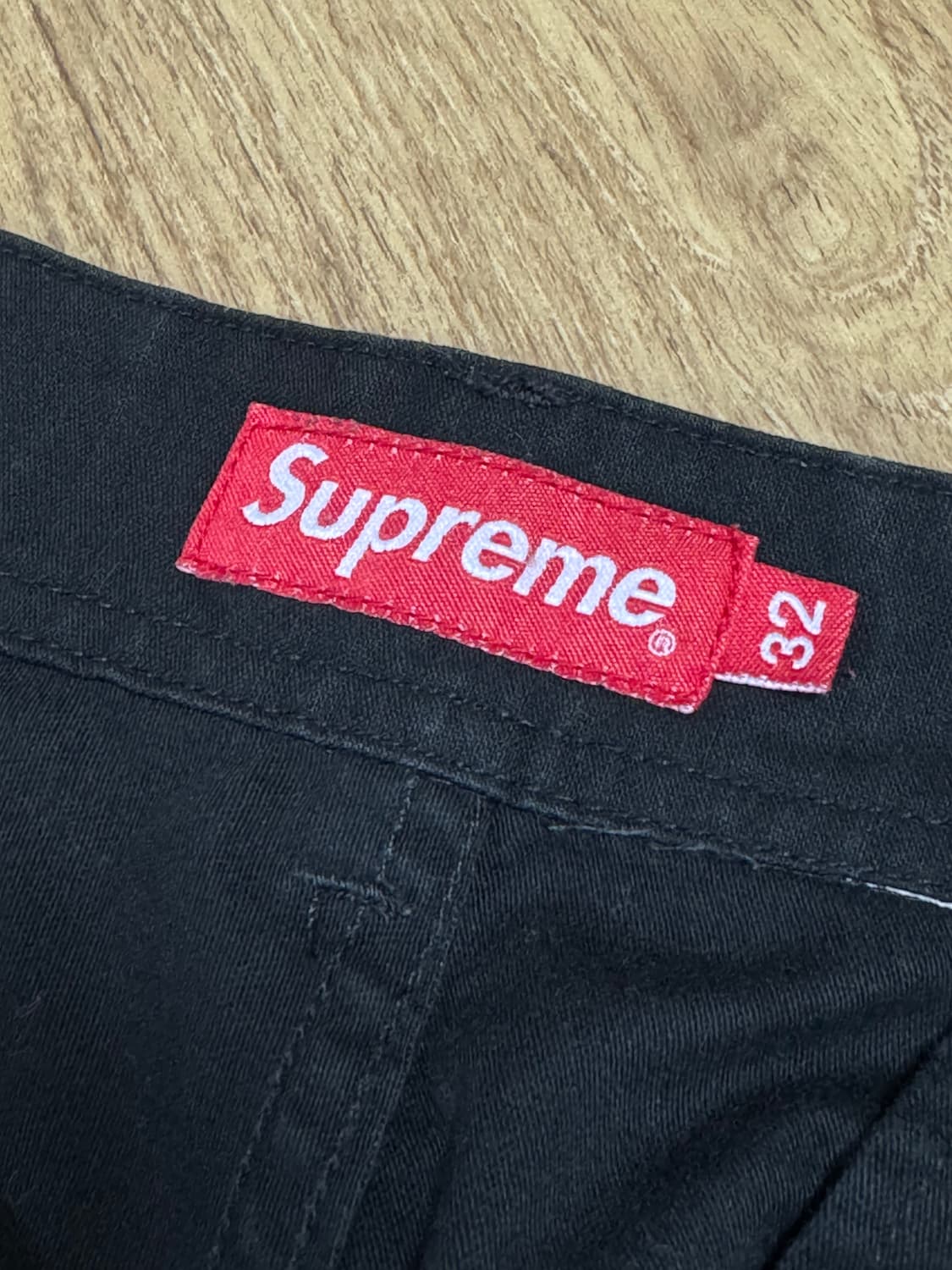 [32]슈프림 더블니 카고팬츠 블랙 상품이미지6