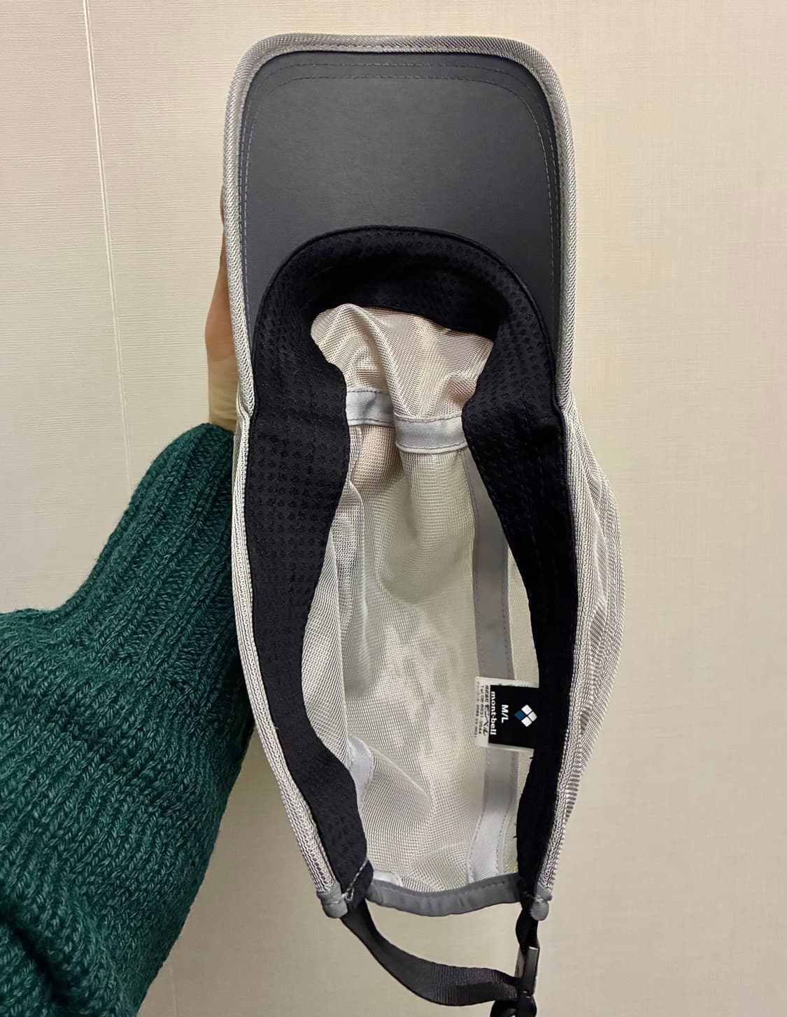 (F)mont bell 몽벨 재팬 스테인리스 나일론 메쉬캡 러닝캡 모자  상품이미지6