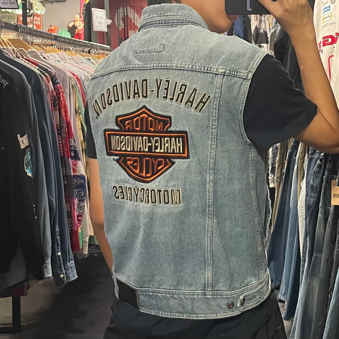 [IM] Harley-Davidson 빈티지 데님 베스트 상품이미지7