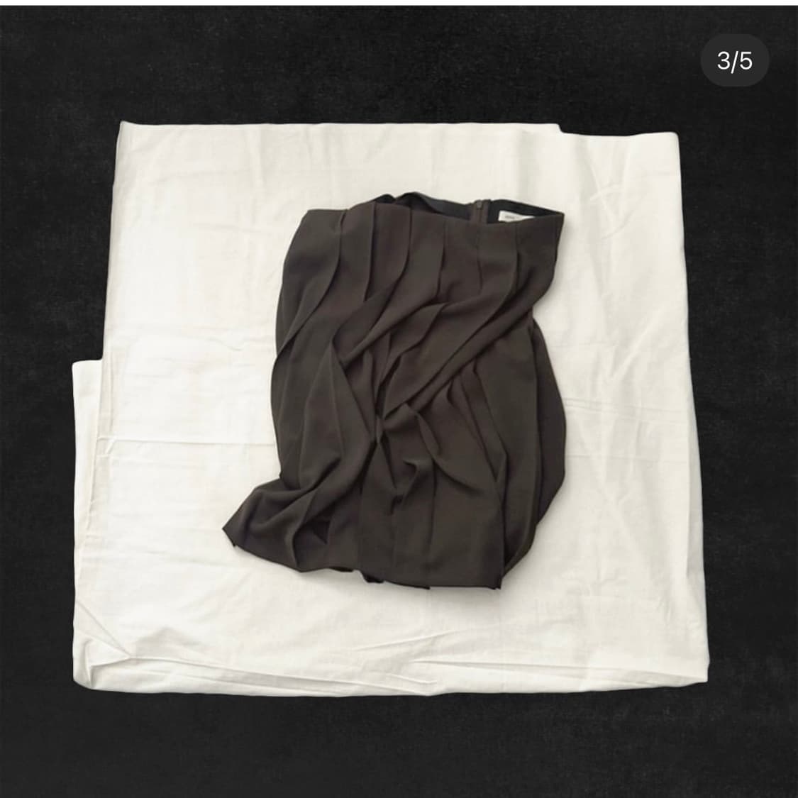 eonts 플리츠 스커트 브라운 상품이미지2