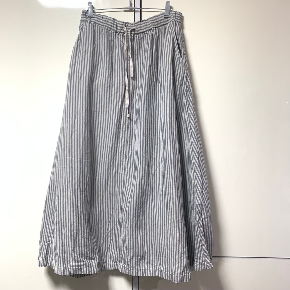 모리걸 하구미 스트라이프 롱 스커트 상품이미지1