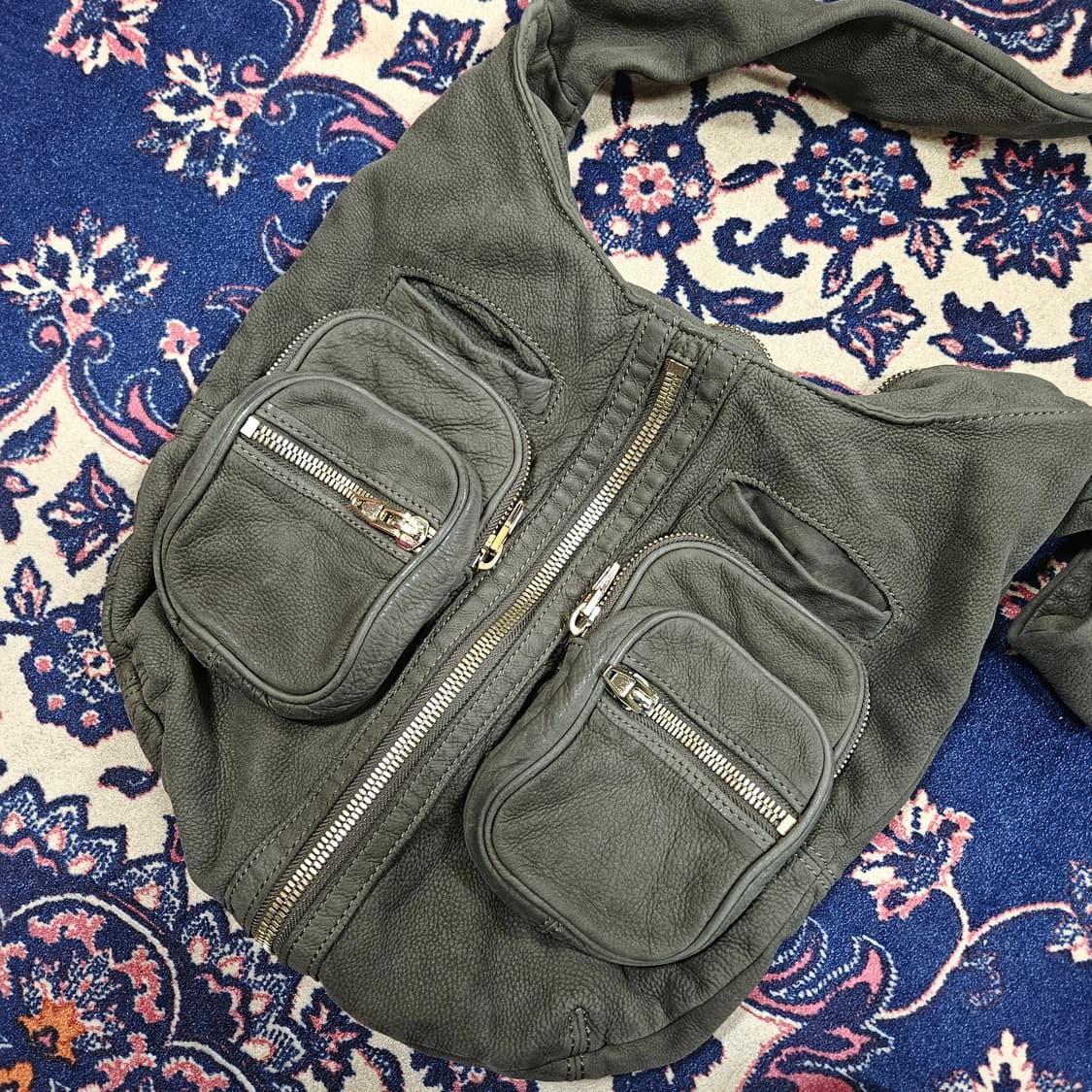 알렉산더왕 도나 빈티지 카키 호보백 + 크로스백 Free 상품이미지7