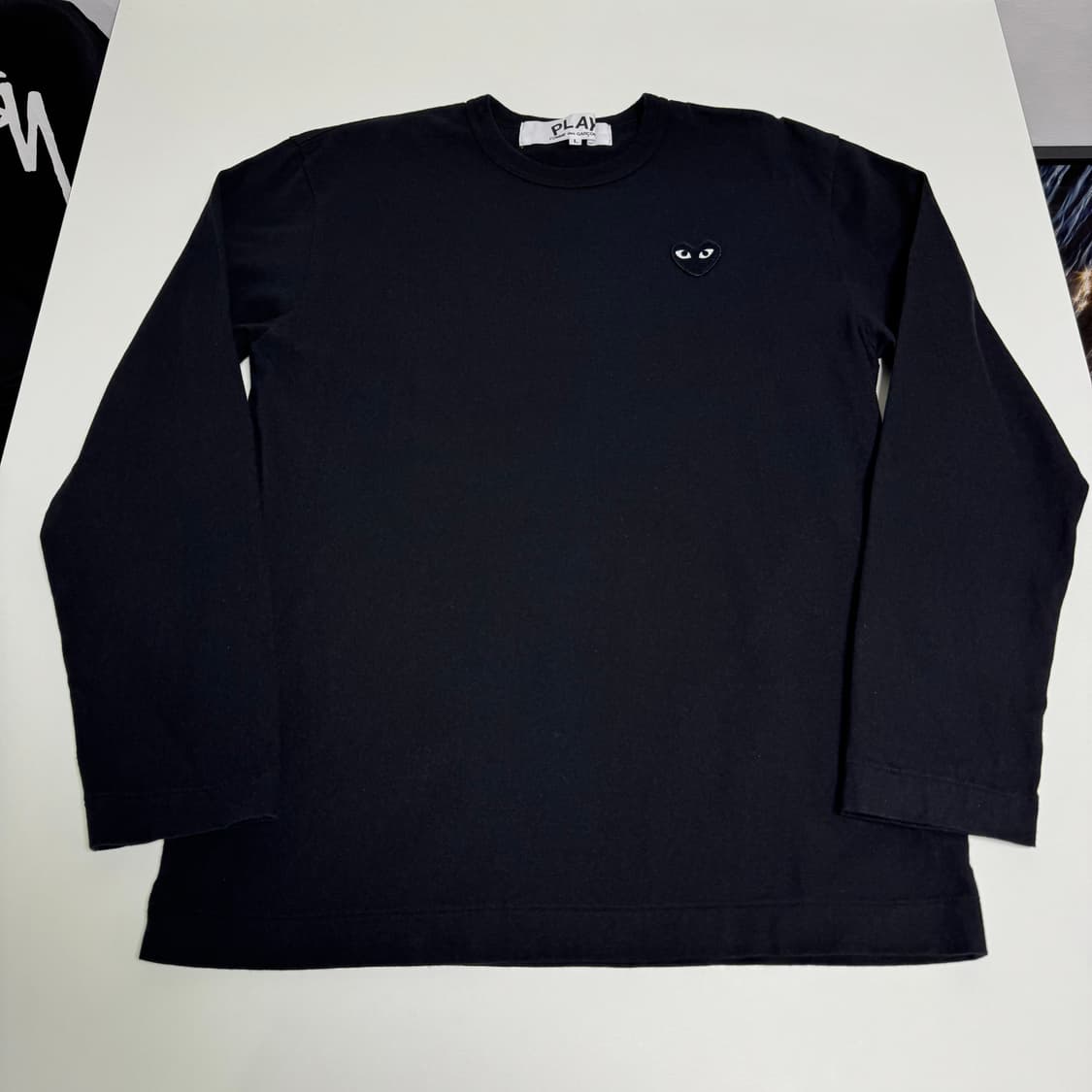 꼼데가르송 블랙 하트 롱슬리브 L 상품이미지1