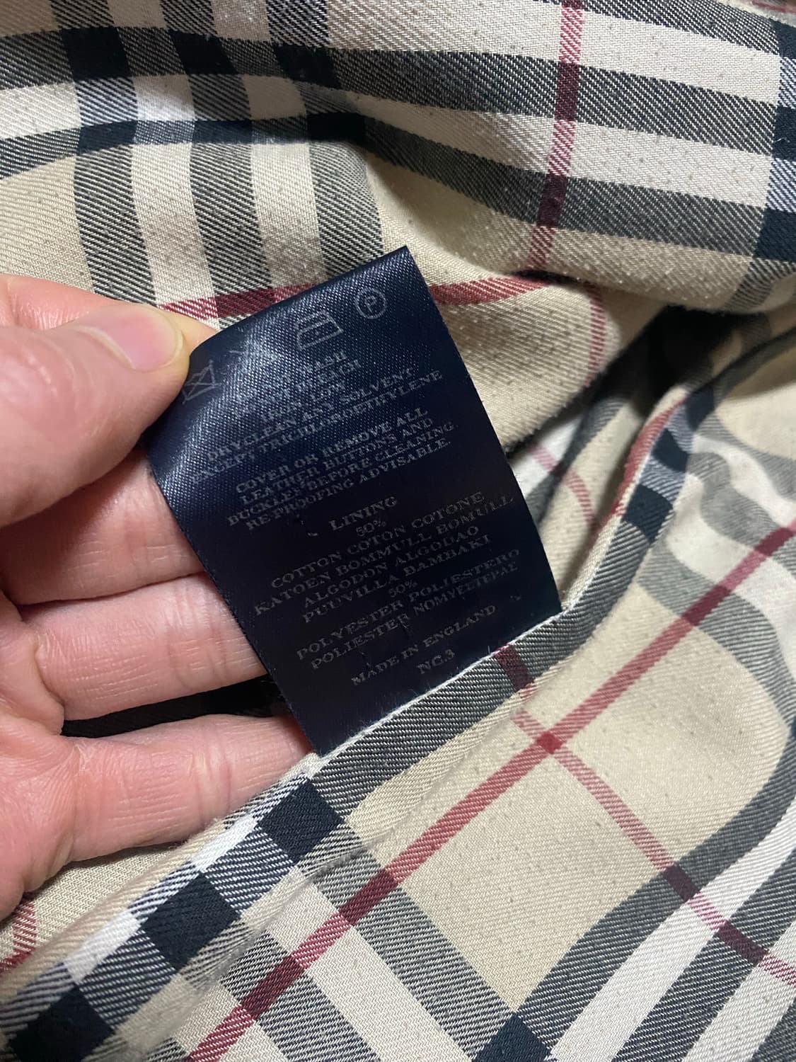 [옷정리]시그니처 노바체크 버버리 트렌치코트 급처 상품이미지9