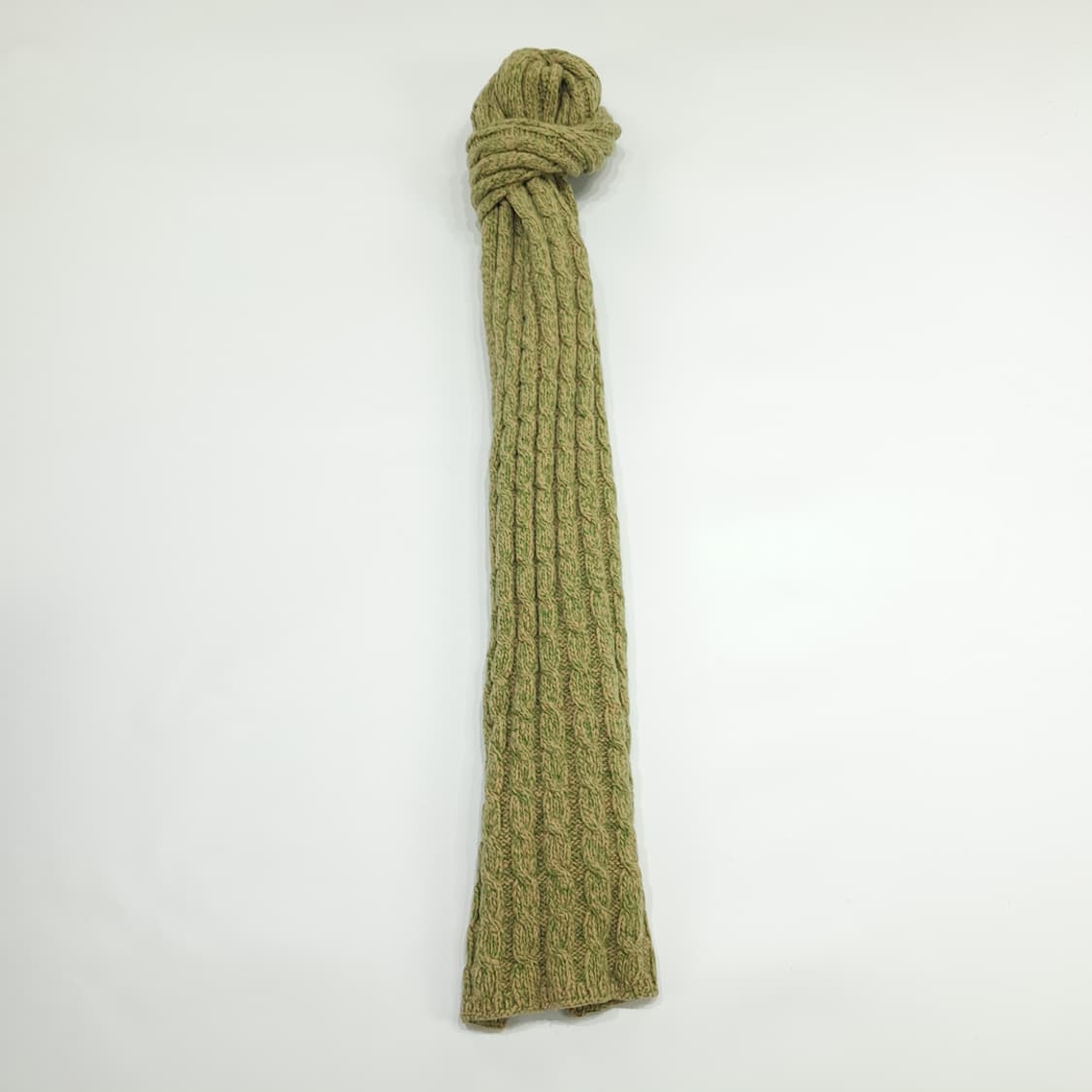 MX106 막스마라 위크엔드 케이블 니트 울 목도리 머플러 상품이미지5