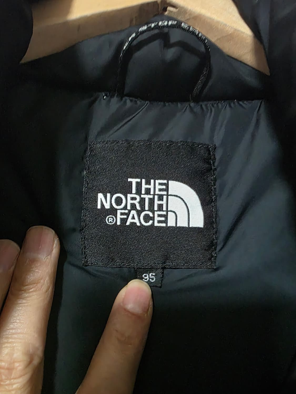 노스페이스 700  구스다운  패딩 조끼 블루블랙 사이즈 95 상품이미지7