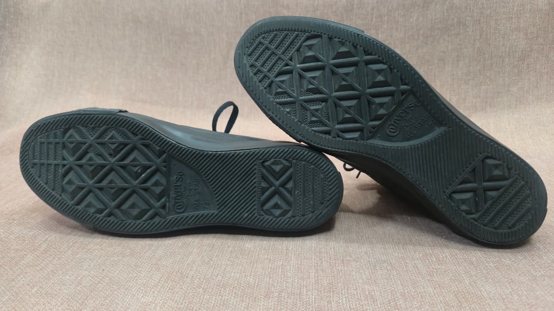 컨버스 260mm- 척테일러 올스타 레더 하이 블랙 모노 상품이미지6