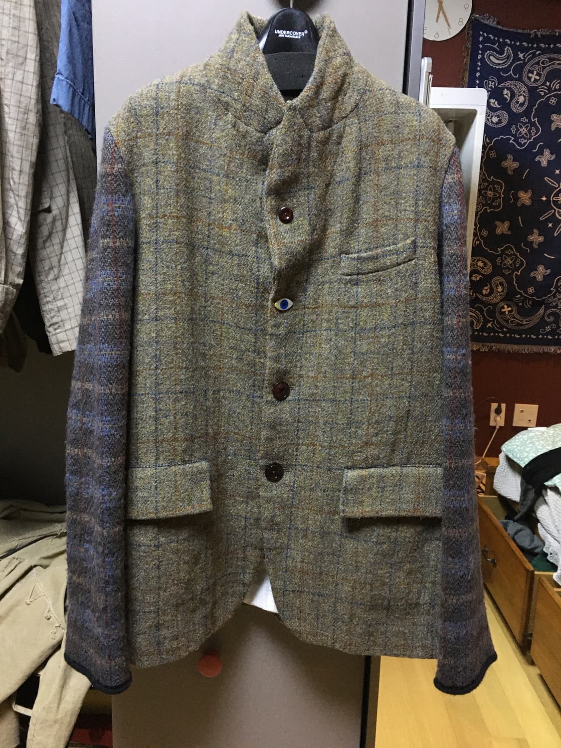 언더커버 Eye-motif  울 자켓 상품이미지6