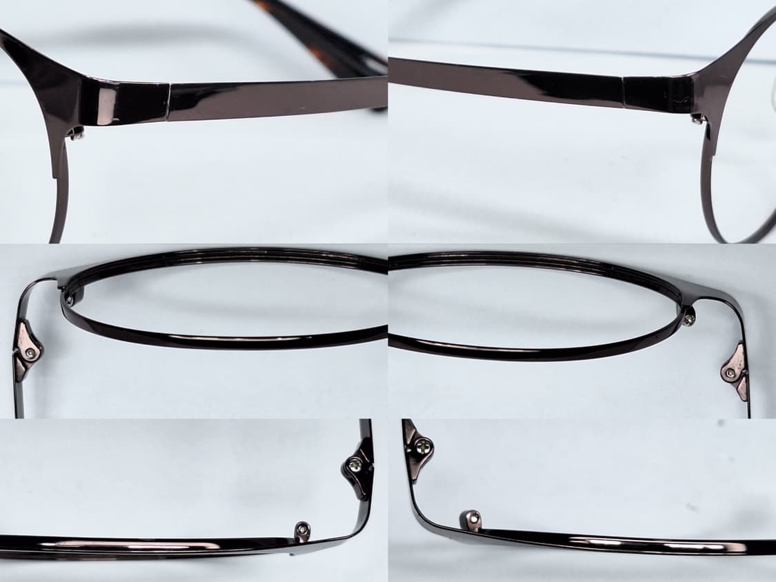 Joff 조프 M-41 브라운 보스턴 메탈 안경 안경테/일본수입 빈티지  상품이미지9