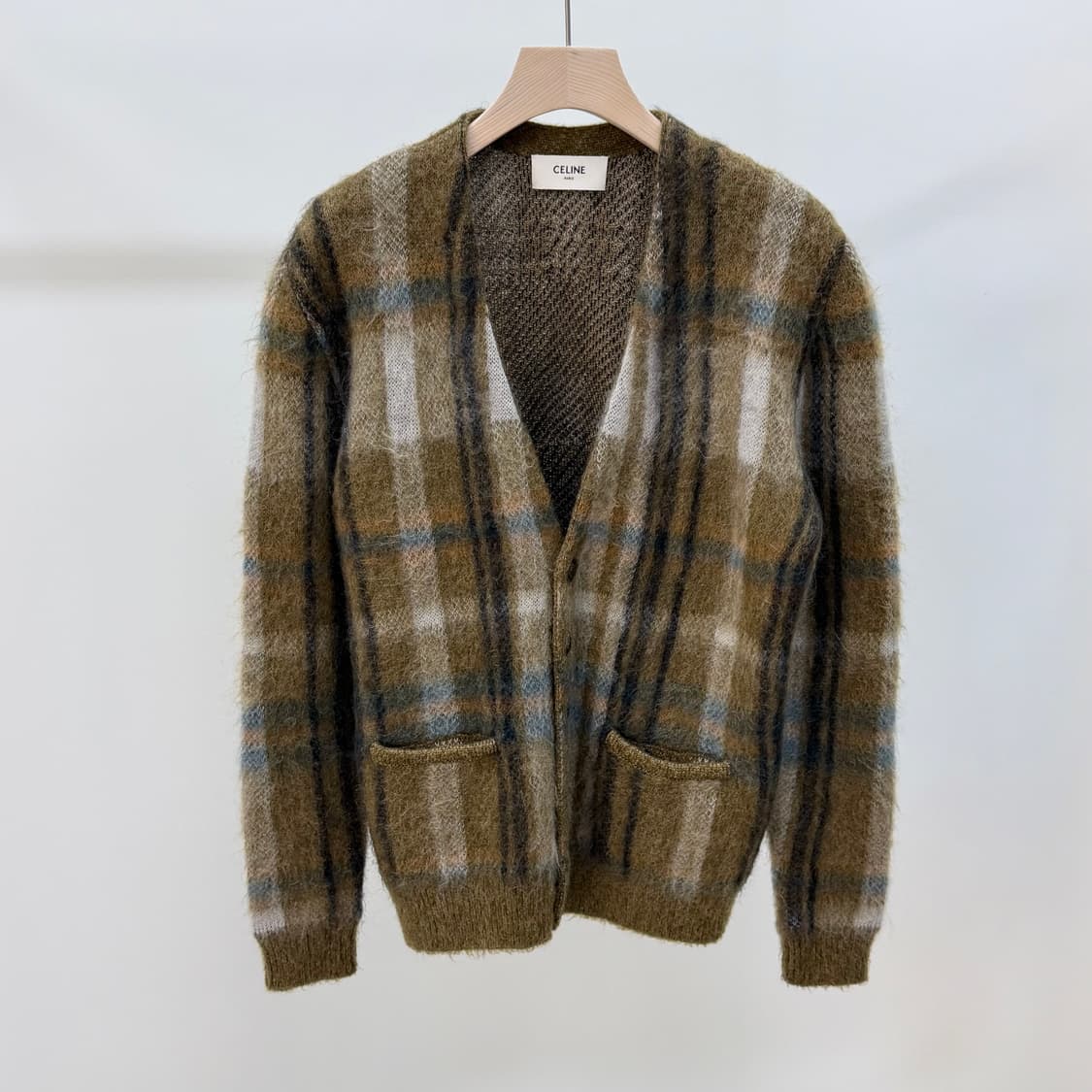 [S+급/오버핏S] 셀린느 브러쉬드 모헤어 가디건 상품이미지1