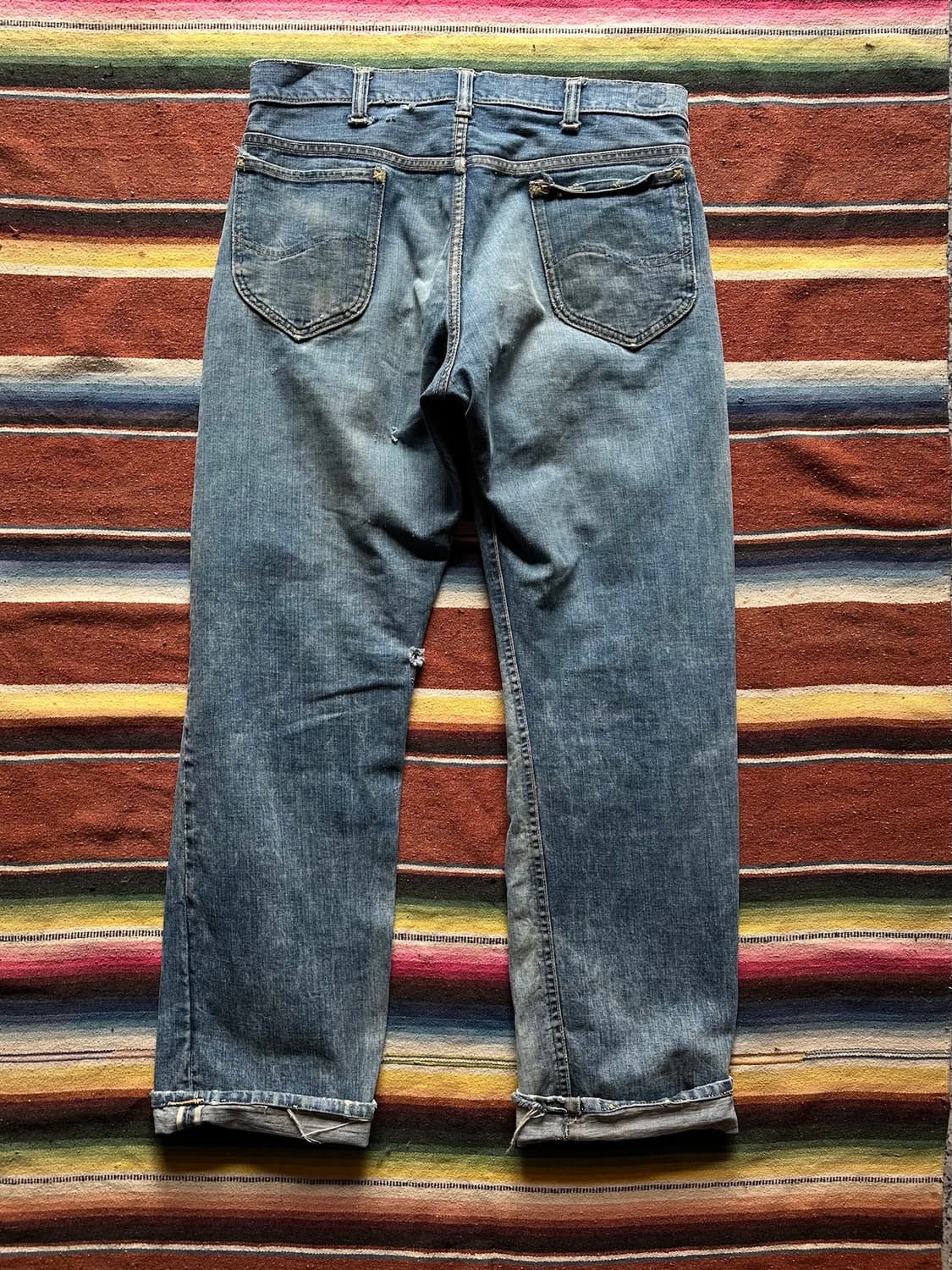60s USA LEE 101z Selvedge Denim Pants 상품이미지9