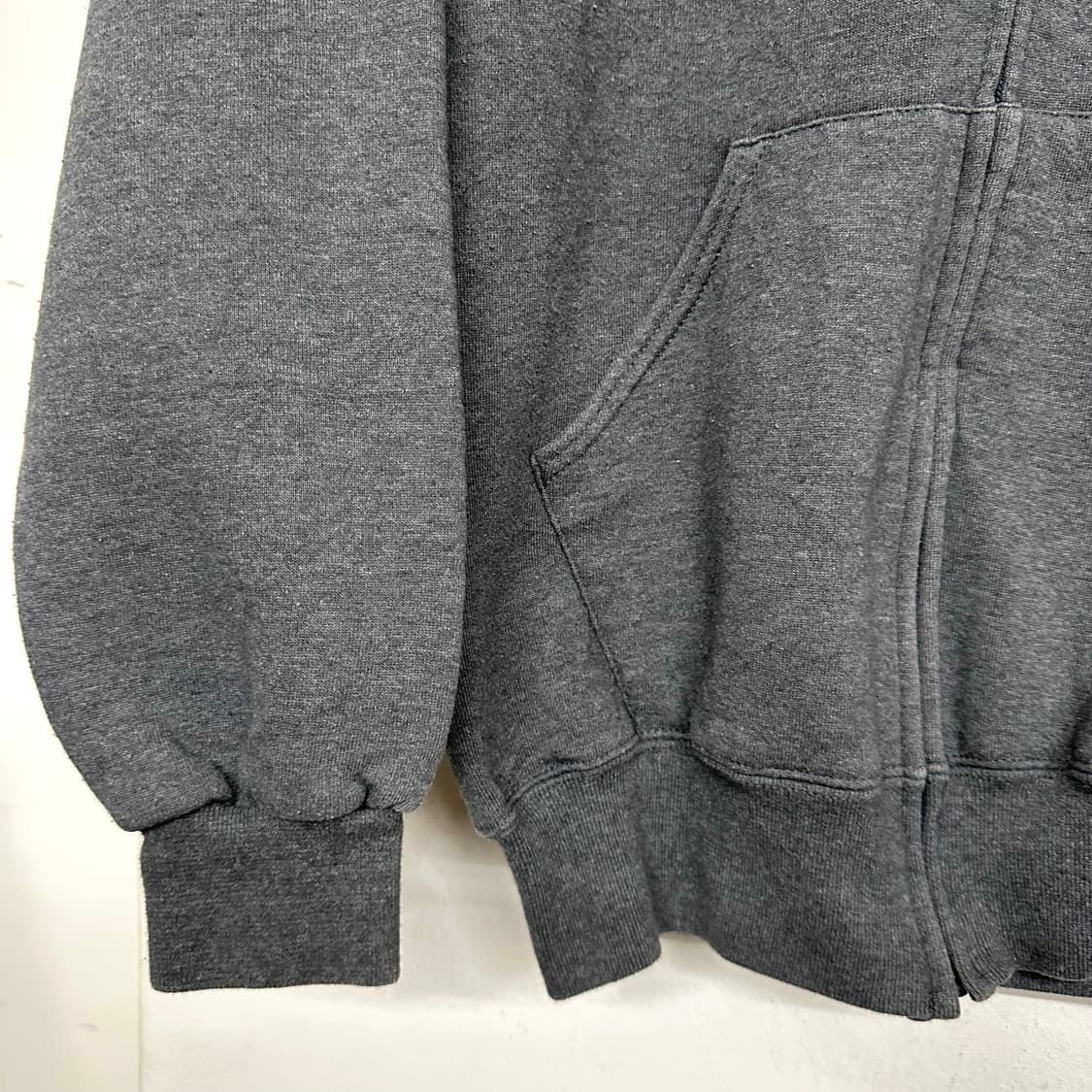 90‘s 러셀 후드집업 ’차콜‘ 상품이미지5