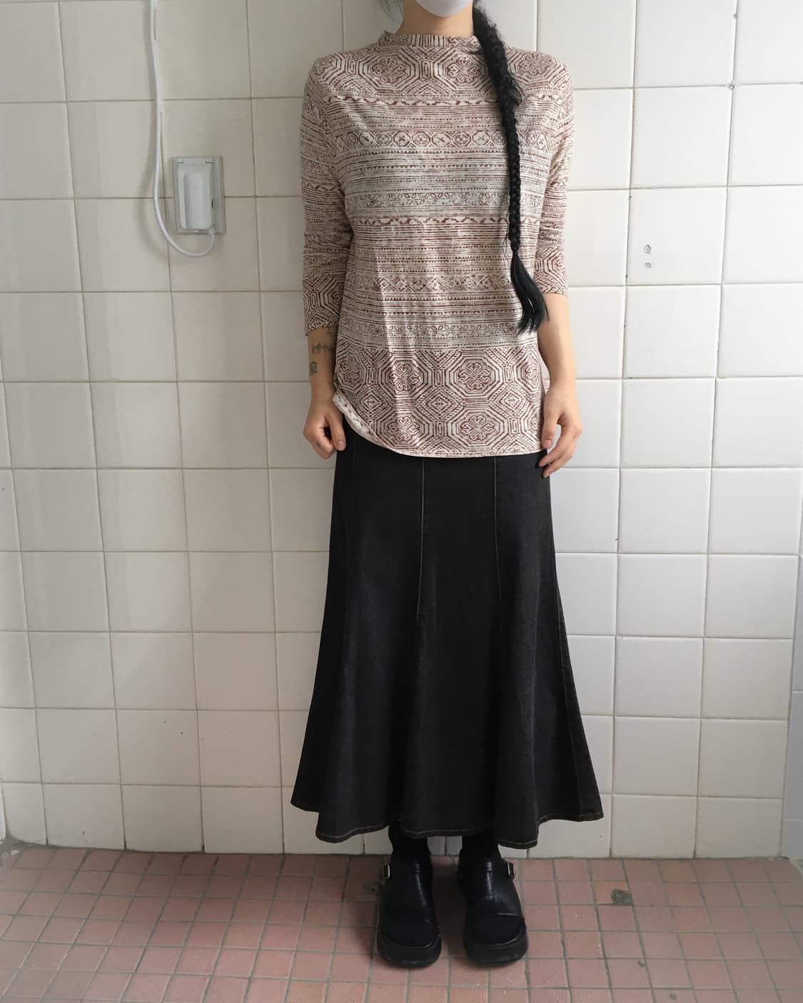 Flare long skirt 상품이미지6